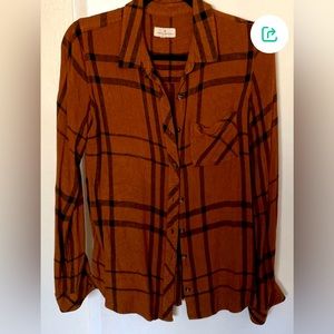 VICI plaid button up blouse